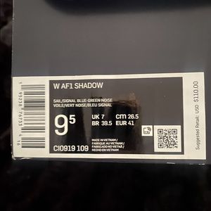 Womens AF1 ‘Shadow’ Air Force 1 Nike